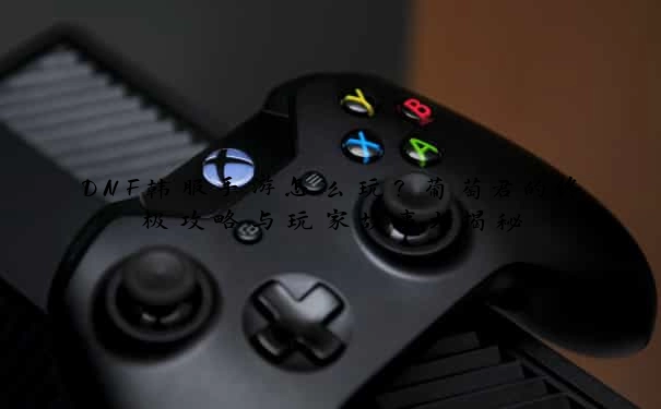 DNF韩服手游怎么玩？葡萄君的终极攻略与玩家故事大揭秘